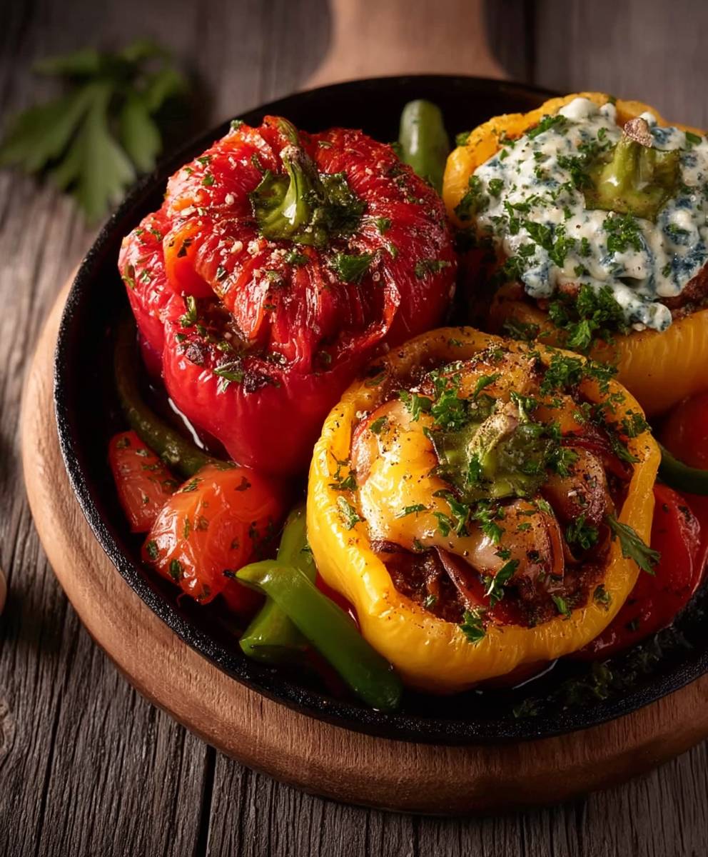 Gefüllte Paprika zubereiten