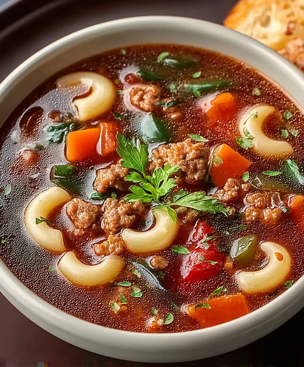 Italienische Hamburger Suppe