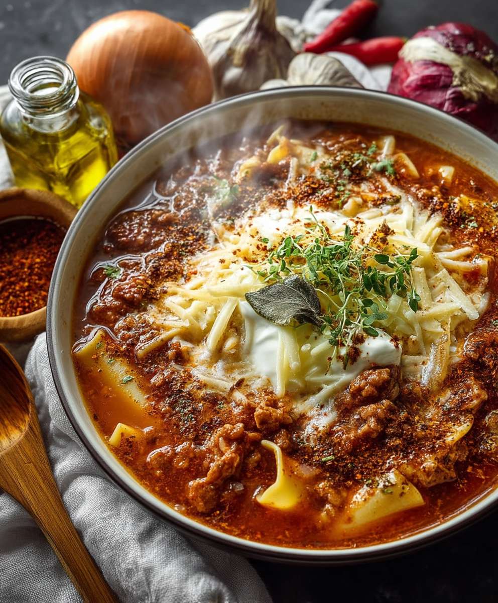 Lasagne Suppe einfach