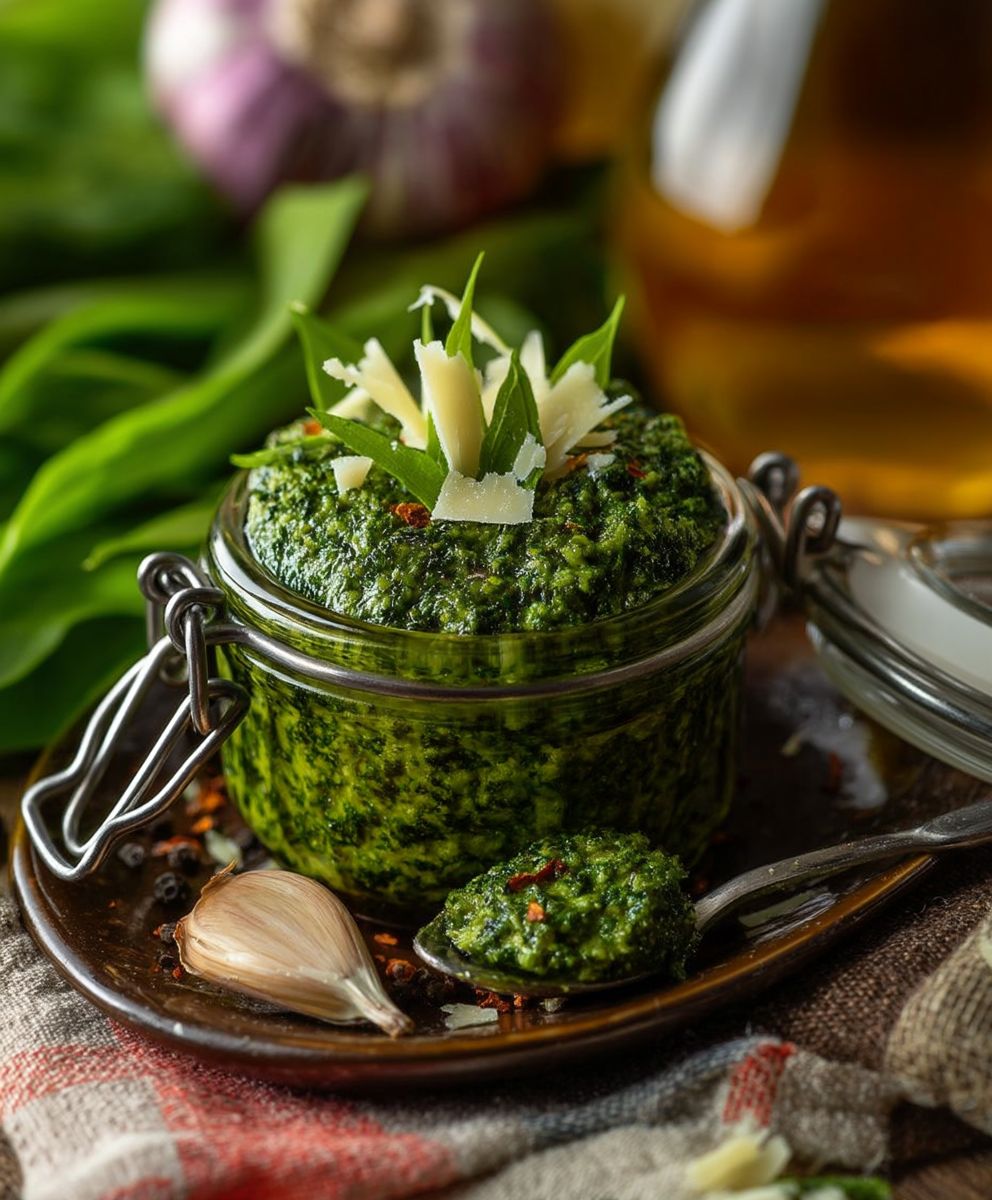 Bärlauch Pesto einfach selber machen