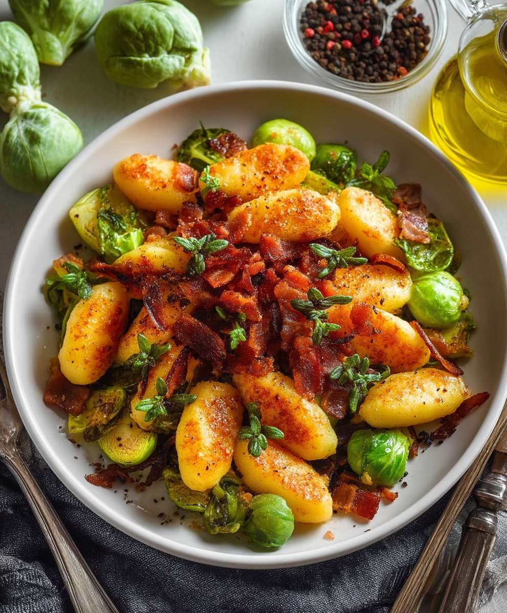 Schupfnudeln Rosenkohl Pancetta