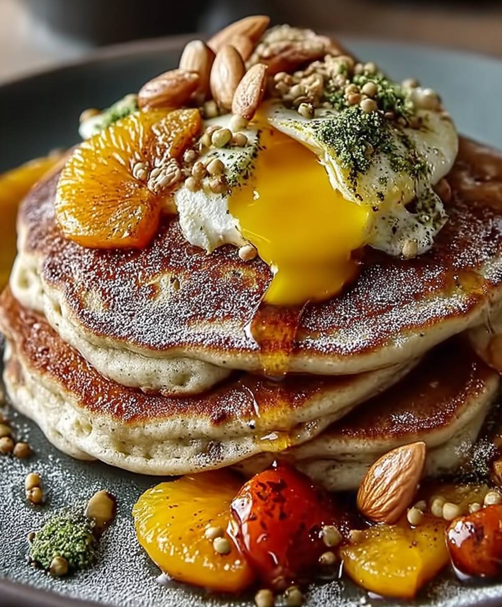 Proteinreiches vegetarisches Frühstück