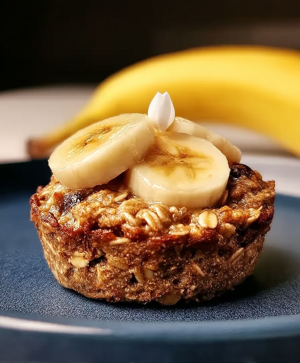 Gebackener Bananen Haferbrei