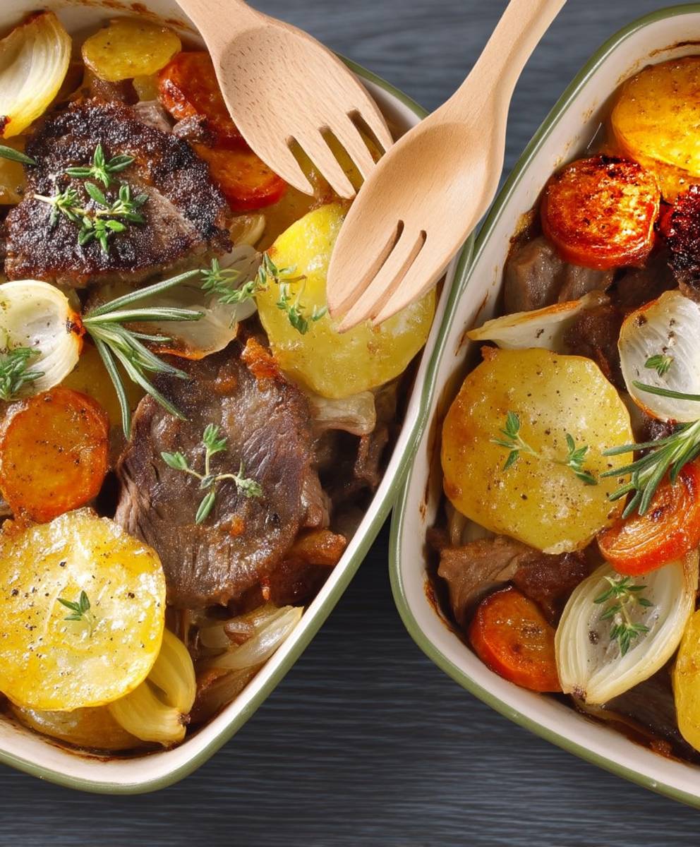 Elsässischer Baeckeoffe mit Fleisch