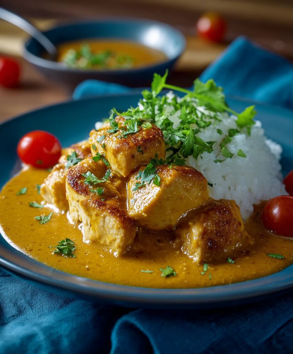 Erdnuss Hähnchen zart