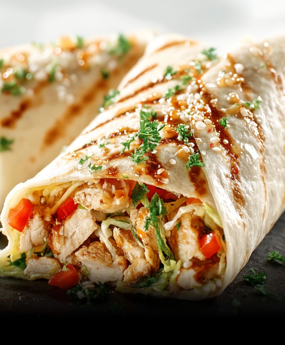 Hähnchen Wrap selber machen