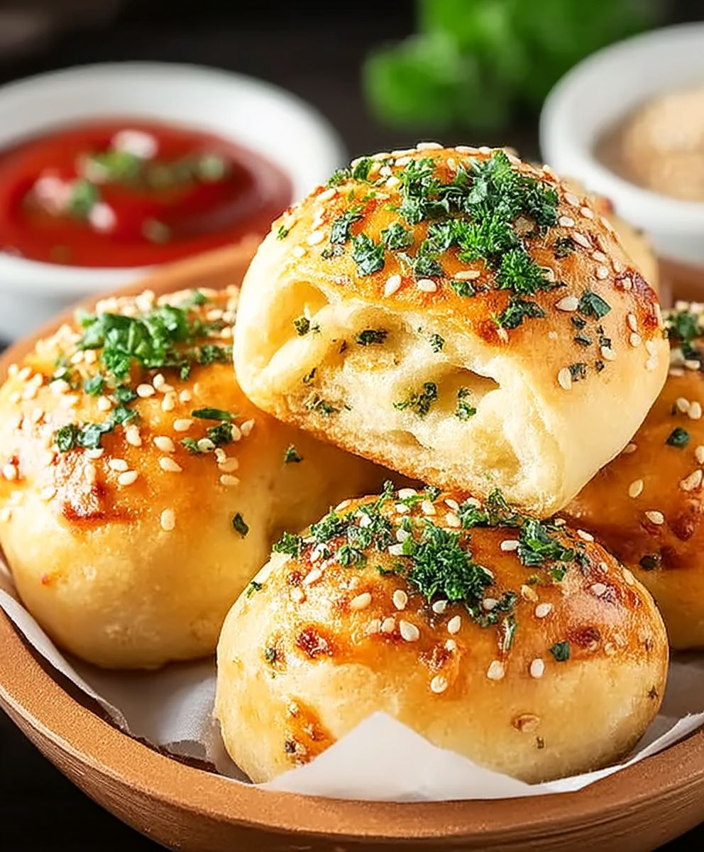 Heißluftfritteuse Pizza Brötchen