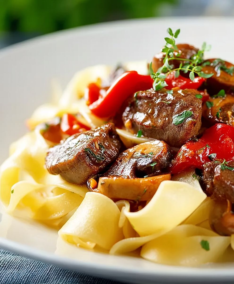 Pappardelle mit Filet