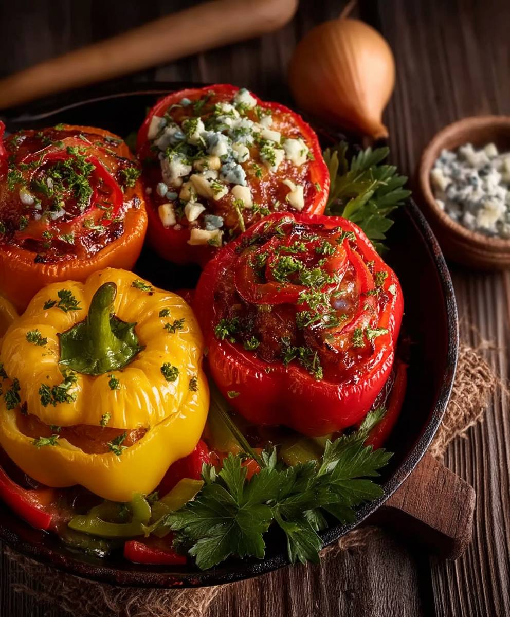 Gefüllte Paprika zubereiten