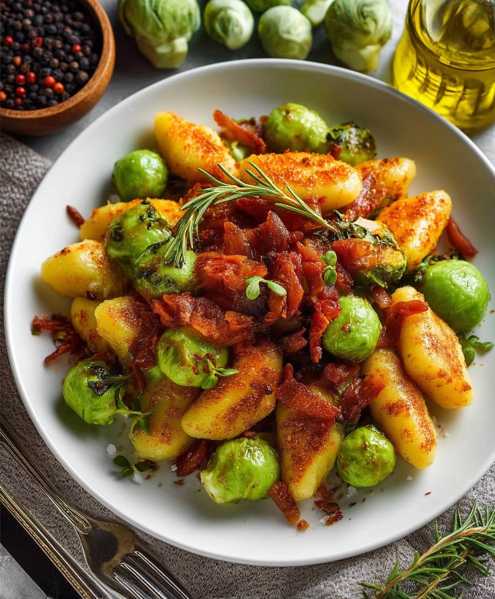 Schupfnudeln Rosenkohl Pancetta