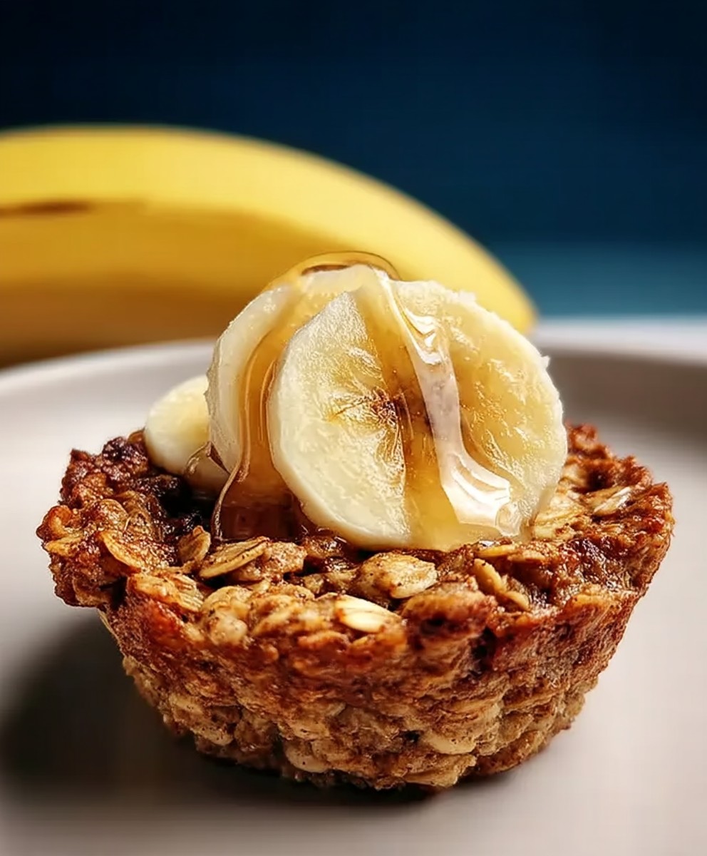 Gebackener Bananen Haferbrei