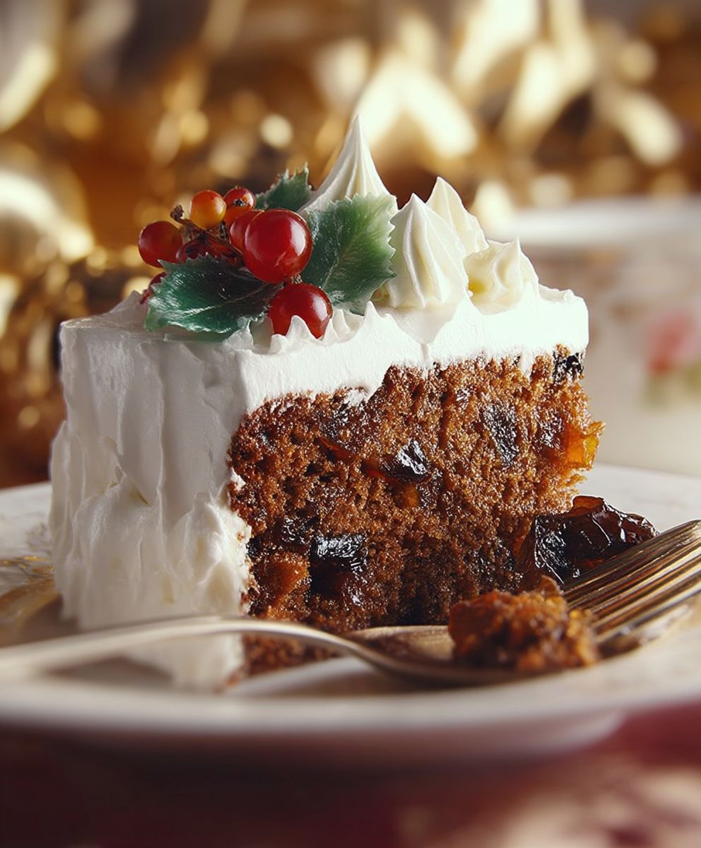 Früchtekuchen Baiserhülle backen