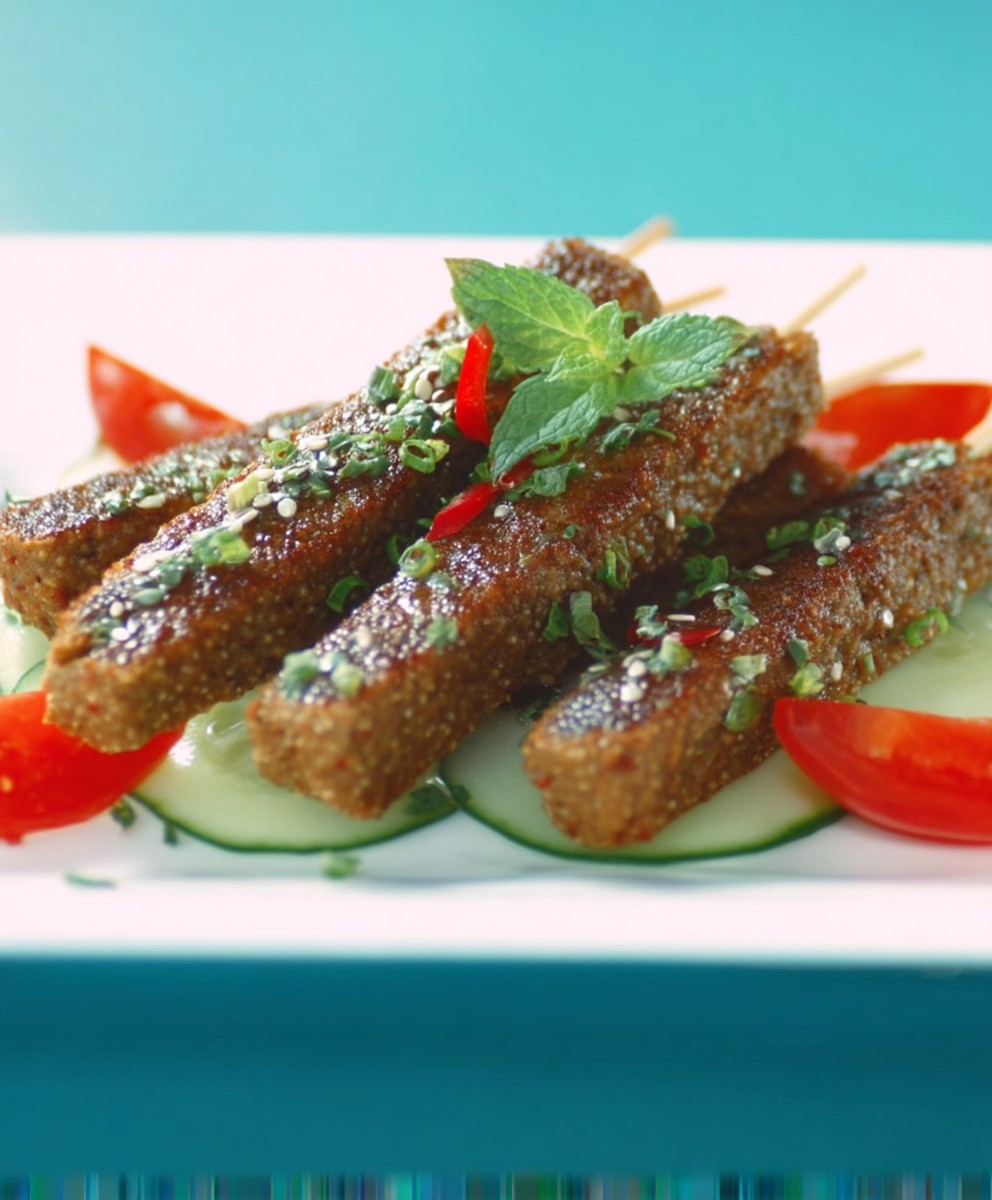 Bulgur Lammspieße grillen