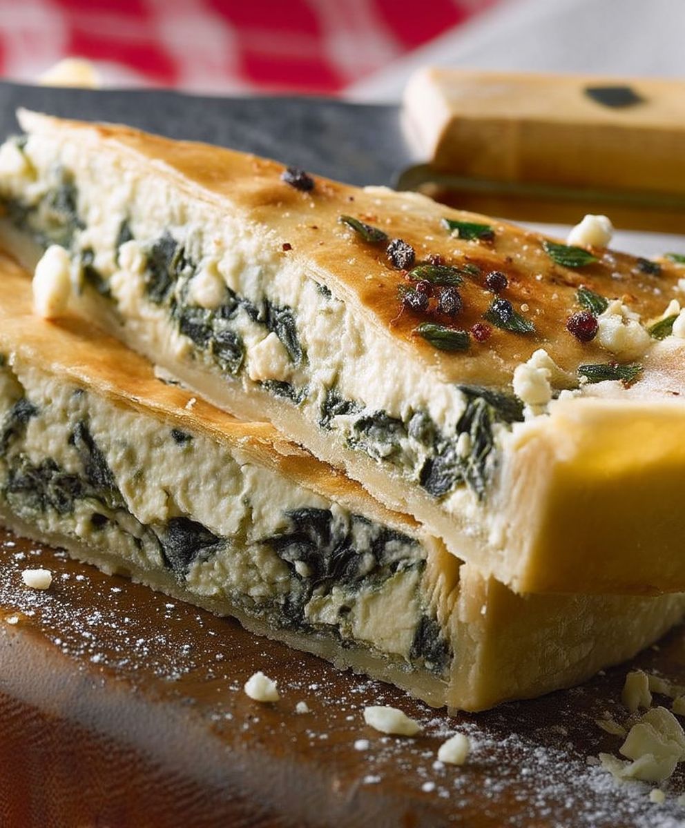 Spinat Ricotta Pie backen