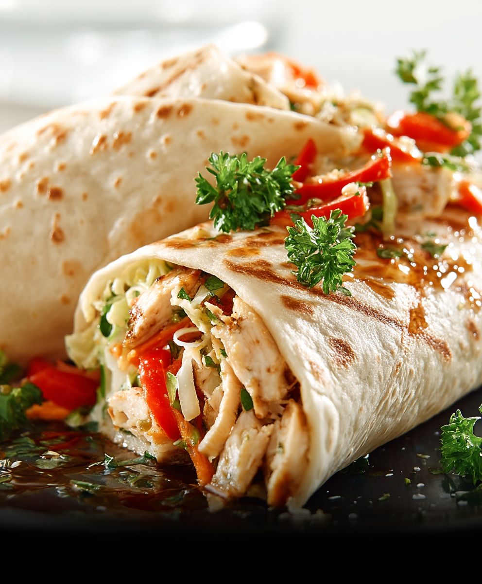 Hähnchen Wrap selber machen