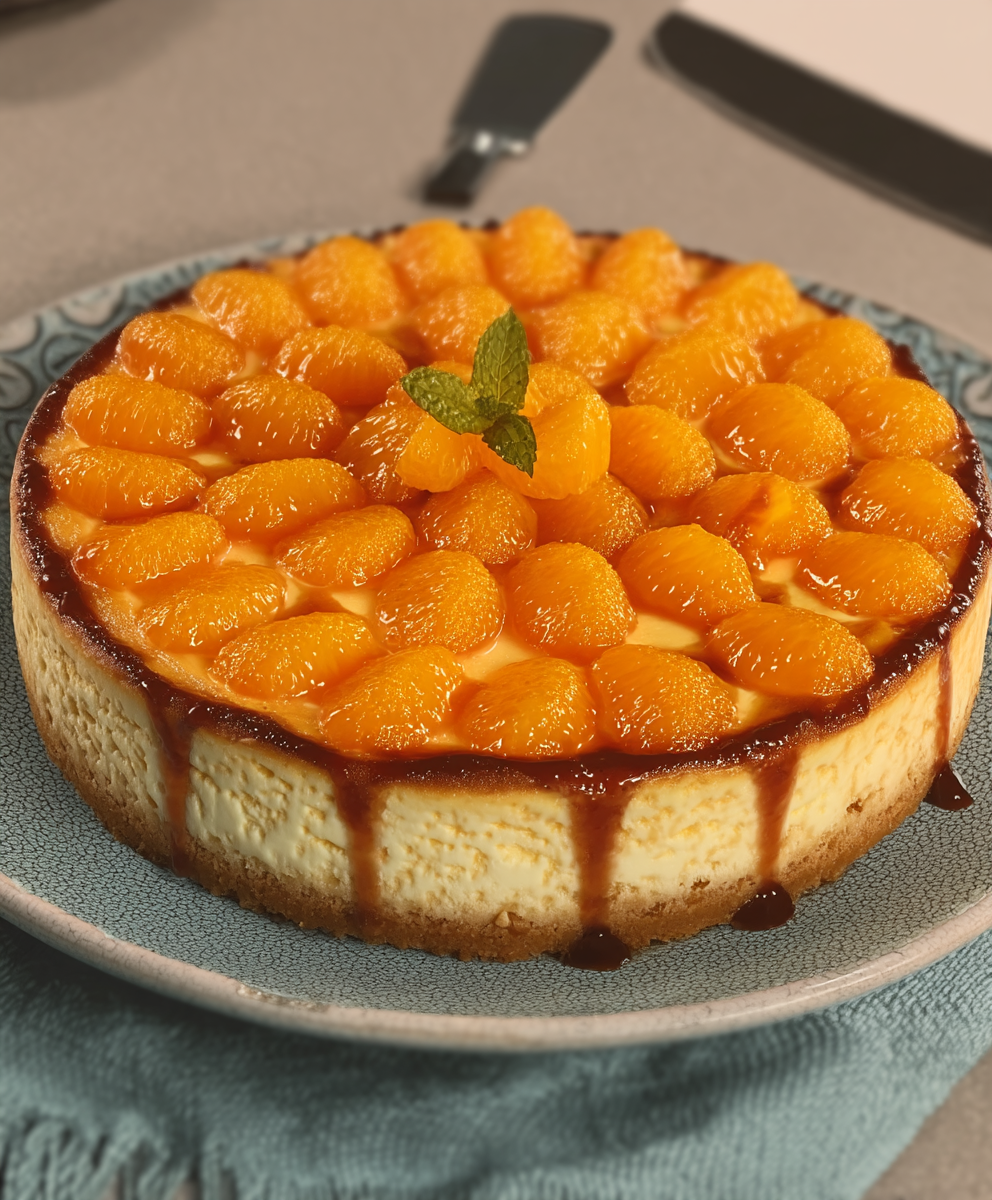 Mandarinen Käsekuchen backen