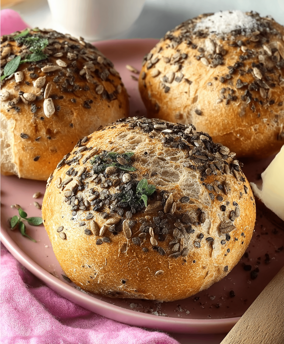 Vollkorn Brötchen selber backen